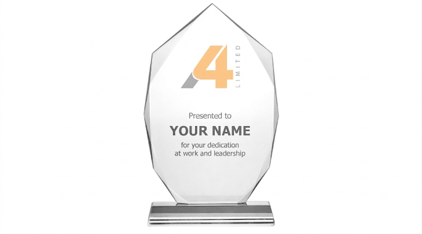 Wide Flame Crystal Awards