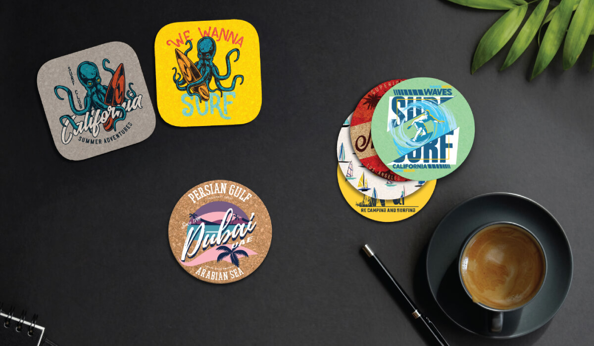 Hardboard Coasters