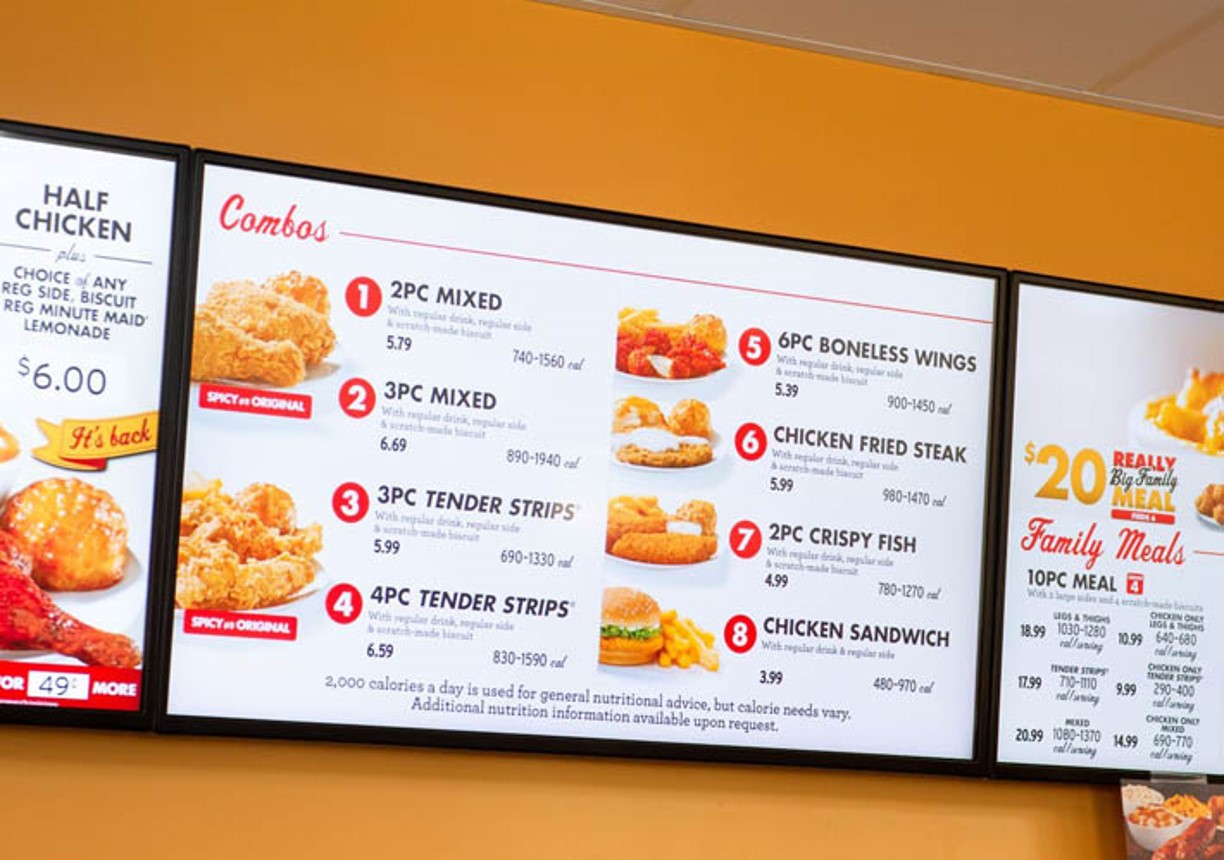 Digital Menu Boards